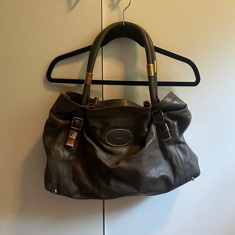 Vintage Chloe Victoria Leather Tote